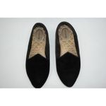 Birdies  Shoes Womens Size 8 Black Velvet Slip On Ballet Flats Quilted Cushion Photo 5