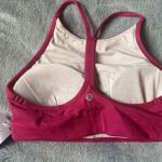 Lululemon  Flow Y Wrap-Front High-Neck Bra - Pomegranate - Size 6 Photo 1