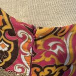 Vintage An Original Milly of New York Y2K Pink Gold Metallic Cotton Dress Size 6 Orange Photo 9