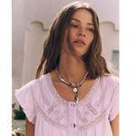 Free People Ariana Ost Alpha Choker in Neutral NWT Shell Bohemian Gypsy Necklace Photo 8