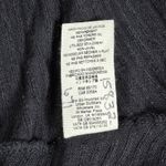 Free People  Black Ribbed Mock Neck Long Sleeve Tunic Top Shirt Women's Size M Photo 4