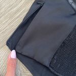 ZARA  Black Satin Cropped Corset Top Photo 3
