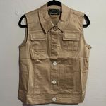 Dennis Basso Tan Vest NWOT Photo 0