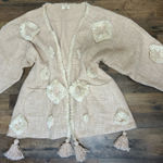 World Market Cream Teddy Jacket 100%Cotton made in India OS Size undefined Photo 0