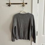 J.Crew grey ribbed cashmere sweater Photo 2