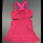 Lululemon Tank Top Bra Red Pink Luxury Designer Athletic Lounge Preppy 6 Photo 0