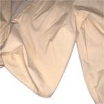 Abercrombie & Fitch Butter Yellow Peasant Sleeve Tie Front Cropped Top Shirt XS Photo 4