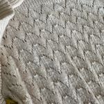 HAPPY X NATURE RUFFLE IVORY WHITE SWEATER DRESS L Size L Photo 11