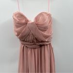 Birdy Grey  Grace Convertible‎ Chiffon Bridesmaid Dress in Rose Quartz Size S NWT Photo 3