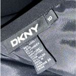 DKNY Black Wool Tiered Pencil Skirt Lace Overlay Size 10 Lined Cocktail Career Photo 6