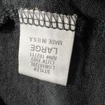 Gibson  Womens Linen Tank Top Sheer Shoulder Pullover Preppy Minimalist Large Photo 6