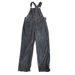 By Together Women’s S Corduroy Overalls Charcoal Gray Relaxed Fit Boho Hipster Photo 2