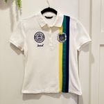 Tommy Hilfiger Champion League White Polo Brasil Women's Short Sleeve Size Small Photo 0