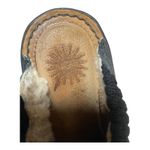 UGG  Suede Clogs Knit Collar Comfort Slippers Shoes‎ Black Size 7 Photo 1