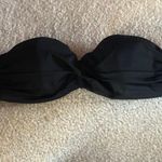 Victoria's Secret Push Up Black Bandeau Swim Top  Photo 0