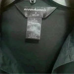 Norma Kamali  Button Down Cotton Shirt Black Size Medium Photo 2