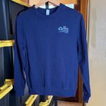 Lucky Dog Just Hoods Navy Blue Thick Volleyball Sweatshirt Size Small Photo 2