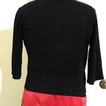 Vintage v neck button down bolero Cardigan Black Size M Photo 1