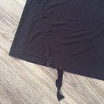 Jason Wu Black Long Sleeve Blouse with Tie Large Stretchy Womens Elegant Top Photo 3