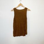 Everlane  neutral tan brown 100% linen women’s tank top Photo 6
