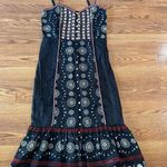 Veronica Beard black Giuliana Beaded Linen Dress size 6 ( small) Photo 10