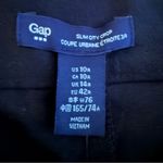 Gap Slim Black City Crop Pants Women's Size 10R Photo 4