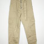 Alex Mill Womens Expedition Washed Twill Ankle Pants High Rise Khaki Size 2 NEW Brown Photo 1