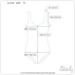 La cove swimsuit floral modesty panel skirtlet blue green Size 12 Photo 1