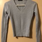Brandy Melville  Ribbed V-Neck Sweater Photo 0