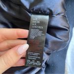 Topshop  Bomber Jacket in Navy with Gold Details Photo 5