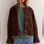 Free People NWT We The Free Nina Long-Sleeve Tee - topiary green - small Photo 0