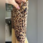 Cache  leopard and yellow silk mini dress Photo 6