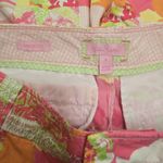 Lilly Pulitzer Patchwork Shorts Colorful Print Casual Size 4 Photo 3
