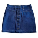 PacSun  Blue Jean Denim Mini Skirt Size 26 Photo 0
