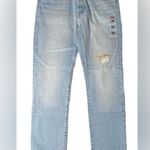 Levi's LEVI’S Women’s 501 Original-Fit Straight Leg She’s Crafty Jeans Photo 0