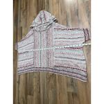 Anthropologie MOTH Linen Cotton/wool Open Knit Hooded Sweater S/M Photo 6