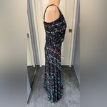 Veronica M Vtg Geometric Print Long Sleeveless Maxi Dress Boho Beach Photo 2
