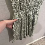 Boden Flutter Sleeve Jersey Dress In Pea Oriental Paradise Size 8P Green Photo 5