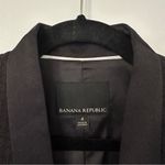 Banana Republic Women’s Tuxedo Style Blazer Black Size 4 Photo 5