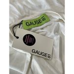 GAUGE81 Hira Mini Backless Dress in Ivory Small New Crystal Straps Cocktail White Photo 7