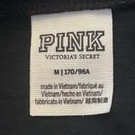 Victoria's Secret  Pink Bling Iridescent Boyfriend Jersey Tee Shirt Black Medium Photo 4