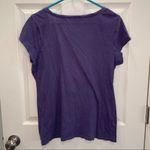 Ann Taylor 5/$15 -‎  purple tee with sequin detail Photo 3
