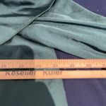 Libby Edelman  women's L Satin Ruffle Blouse Tunic Bare Shoulder top Photo 3