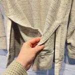 Aerie  Grey Marled Light Weight Pull Over Size Small Oversized with side slits Photo 9