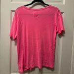 Chaser  Neon‎ Pink Short Sleeve V-Neck Tee Size Small Photo 2