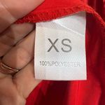 Hyperfire Red Satin Off The Shoulder Long Sleeve Tie Back Mini Dress Sz XS Photo 6