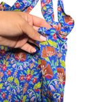 Free People  Sasha Blue Floral Mini Dress Size: L Photo 4