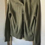 Rubbish  Olive Knit hooded Sweater large Photo 0