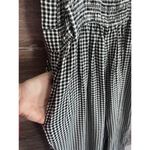 Hollister  Black White Gingham Cropped Jumpsuit Sz Medium Black White Photo 10