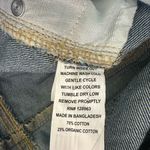 Indigo Rein Wide Leg Jeans Organic Cotton Sz 1 High Rise Flare Blue Denim 90s bohemian Photo 8